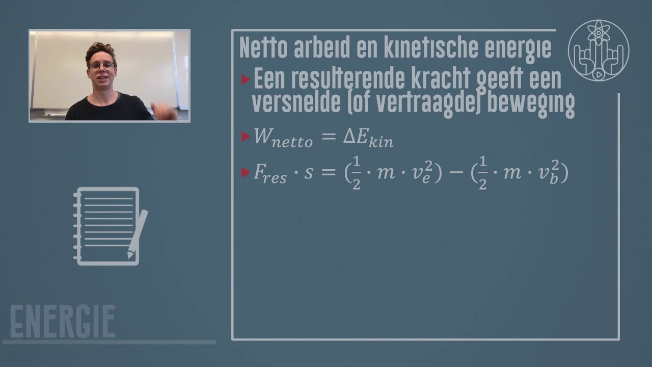 Energie 8: Wet van behoud van Energie - Energie het systeem in