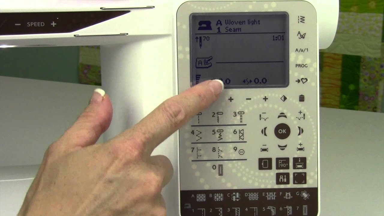 Husqvarna Viking Topaz 25 10 Stitch Width & Stitch Length