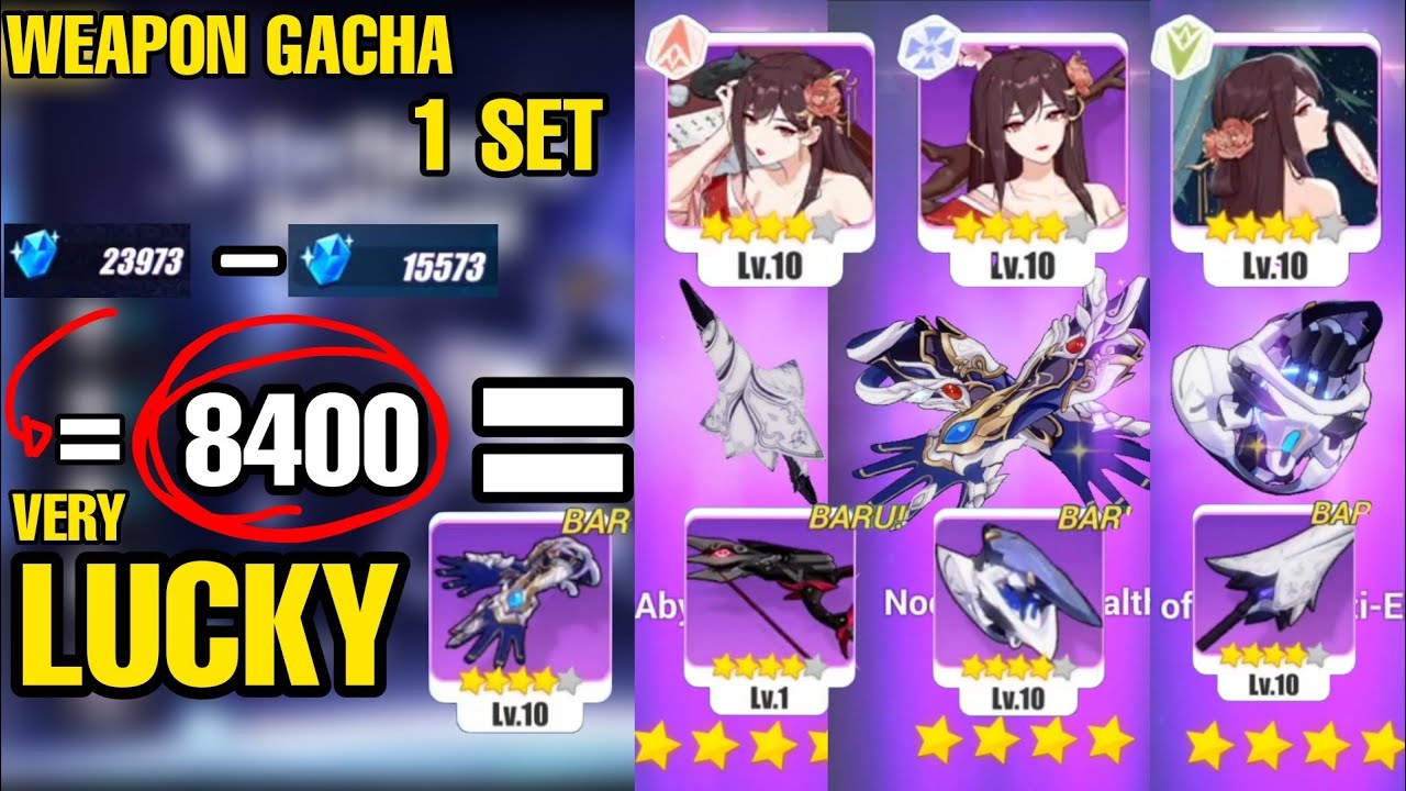 Honkai Impact 3 ver 6.1 SEA : F2P VERY LUCKY WEAPON GACHA