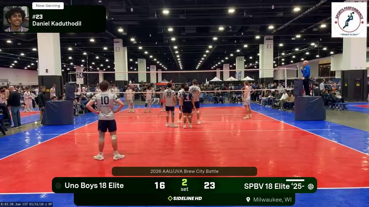 SPBV 18 Elite ‘25- vs. Uno Boys 18 Elite (2026.01.31)