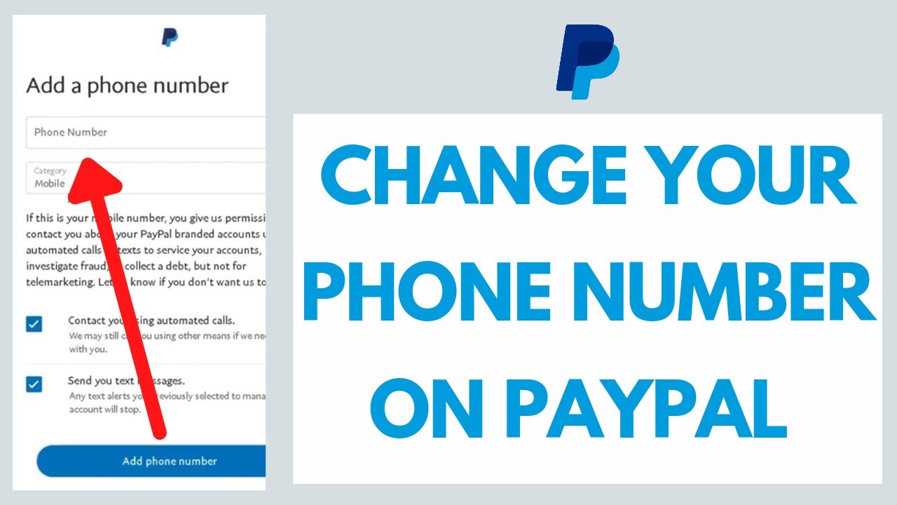 Как изменить номер телефона PayPal | Изменить номер телефона на PayPal (2021)
