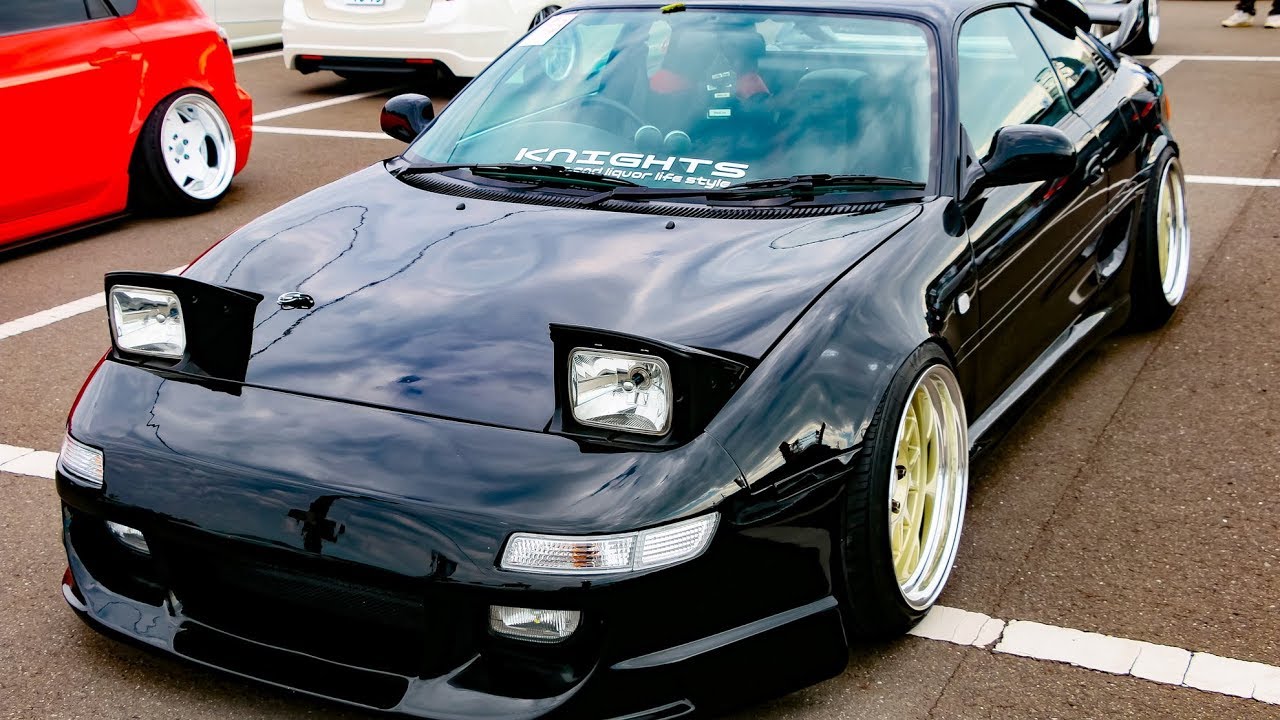 (4K)TOYOTA MR2 custom エムアールツーカスタム - LOWFEST 2018