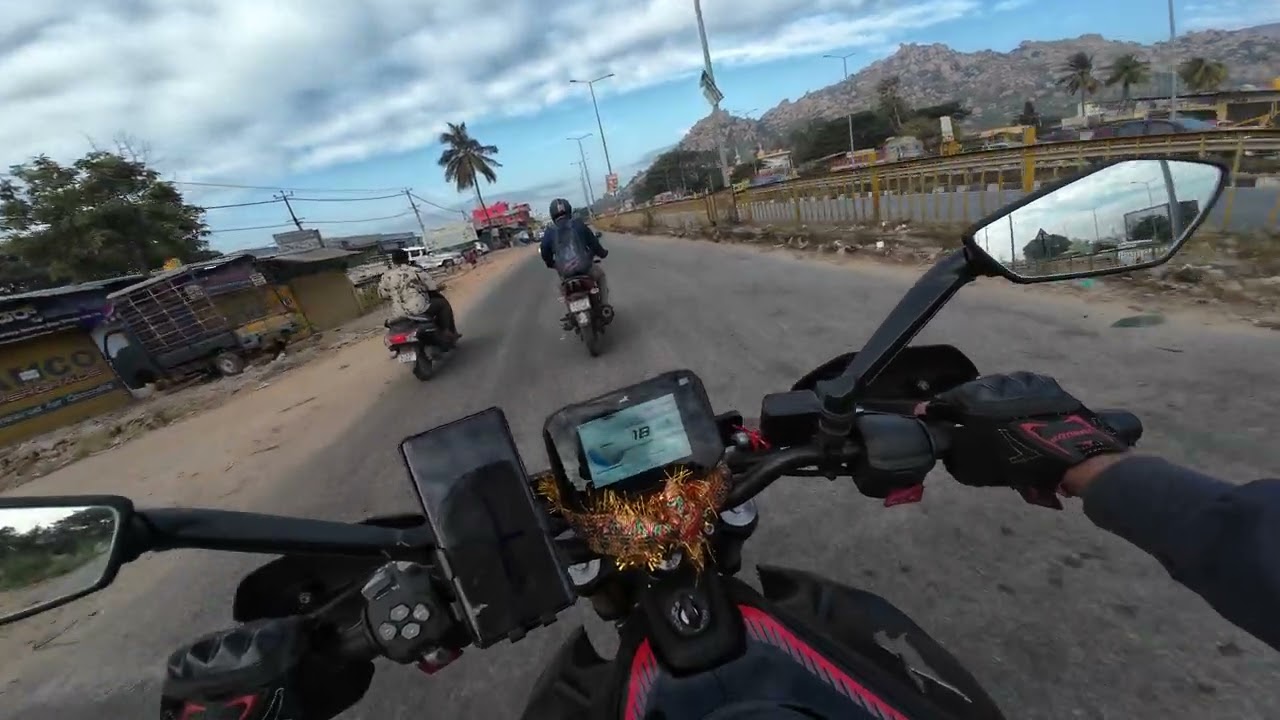 Kolar || Lovely View #kgf #tvs #rtr #biker #travel 