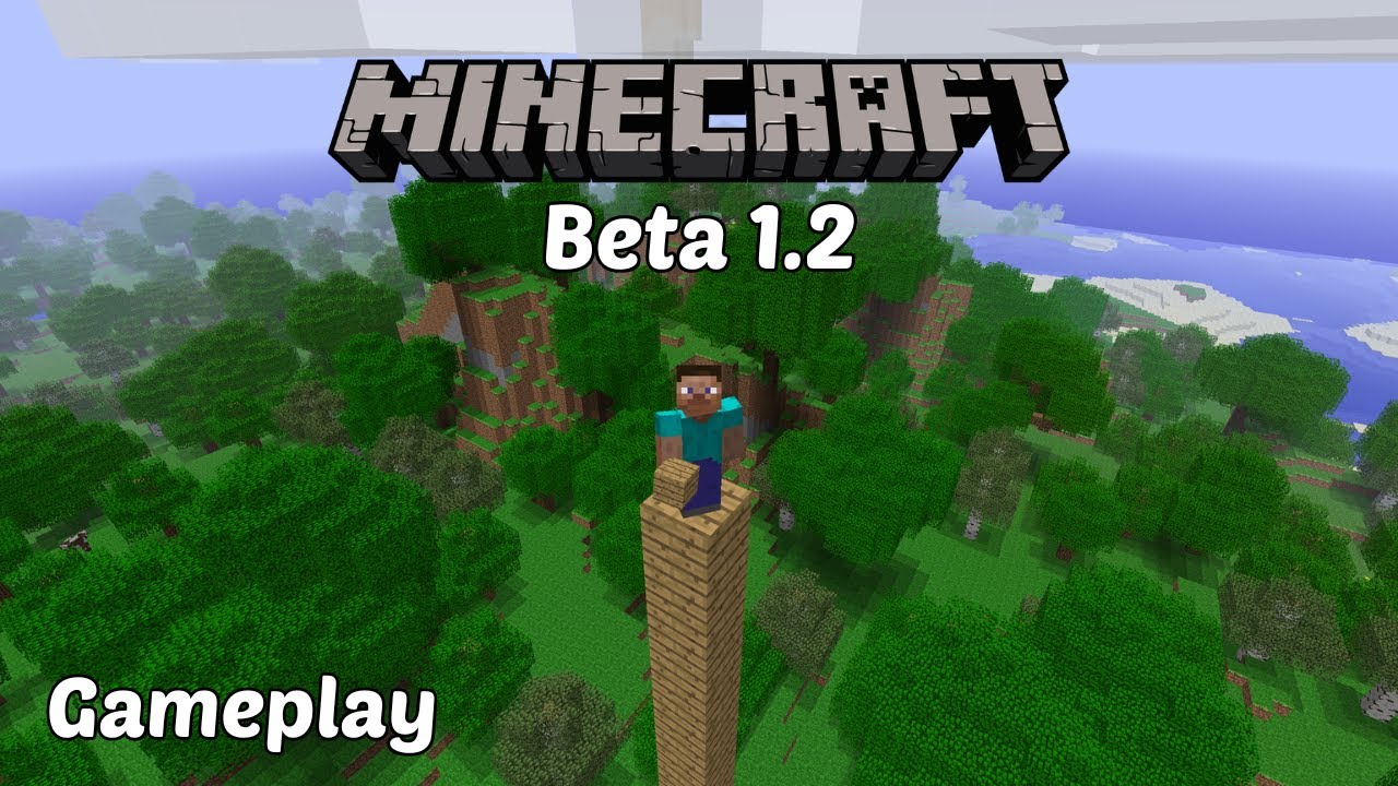 Minecraft Beta 1.2 (no commentary Gameplay) | nostalgia