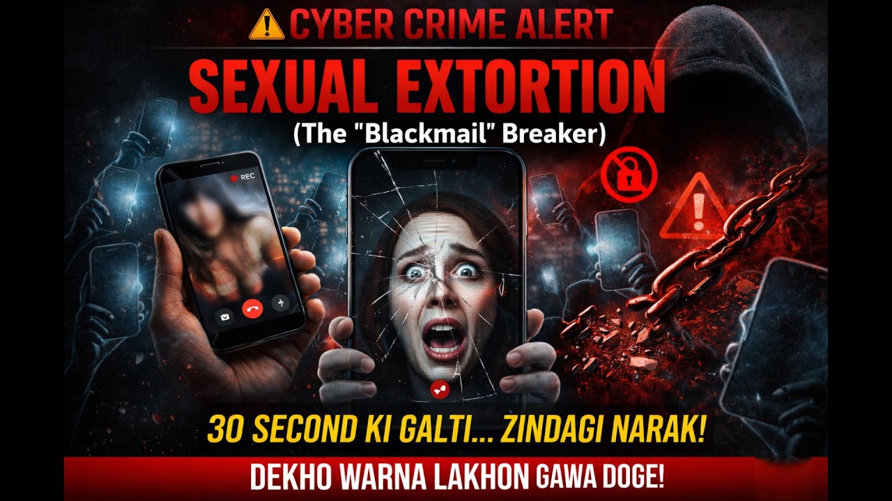30 Second Ki Galti, Lakhon Ka Nuksaan? | Sextortion Blackmail Se Kaise Bachein | Legal Guide