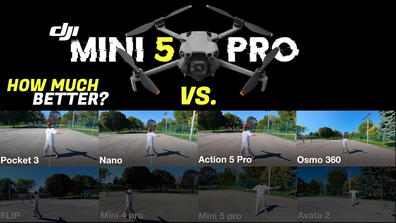DJI Mini 5 Pro: битва уличных камер — вы не поверите в разницу!