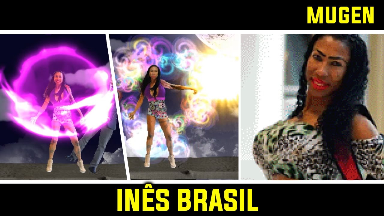 Todos os Poderes da Inês Brasil no Mugen | Mortal Kombat Brasileiro (Mugen Memes)