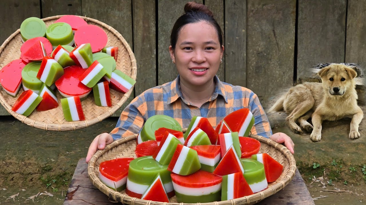 Make WATERMELON Jelly Goes To Market Sell |  Fresh Fruit Juice Making In Farm | Watermelon