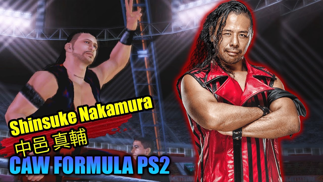 Shinsuke Nakamura 中邑 真輔 | SvR 2011 PS2 how to create a wrestler, finisher, moveset, entrance