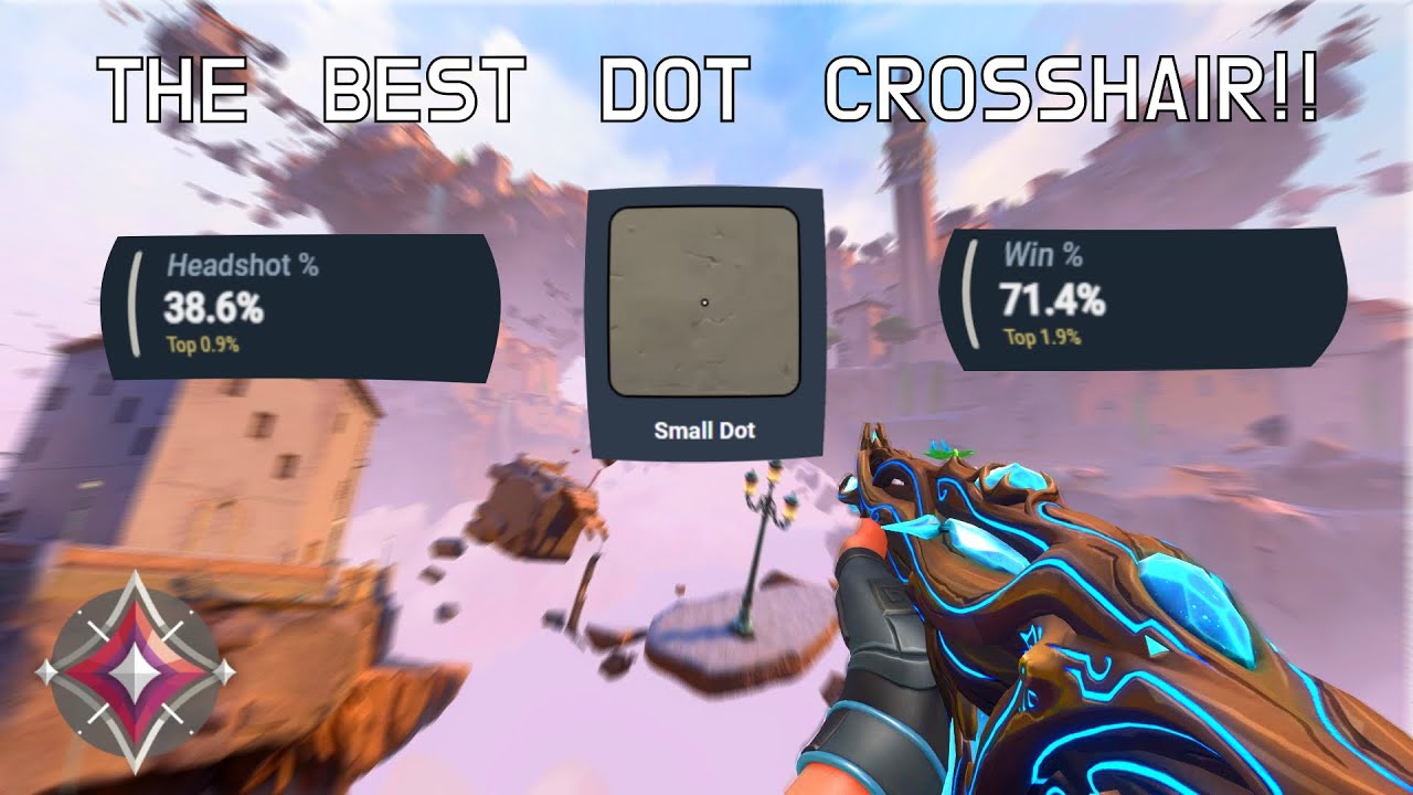 THE BEST DOT CROSSHAIR IN VALORANT!!!