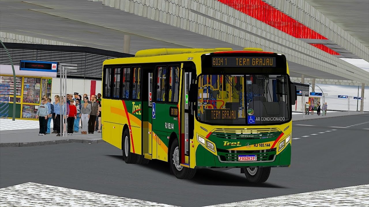 🔴OMSI 2020 - Caio Apache Vip IV OF- 1721L BlueTec 5 Padrão Caprichosa ( Viação Trel )