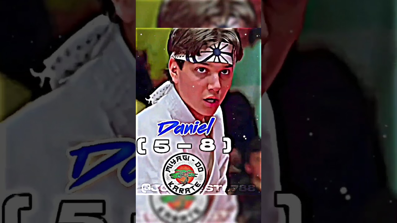 Johnny Lawrence VS Daniel Larusso (Young and Adult) #nocopyrightmusic #vs #karatekid #cobrakai