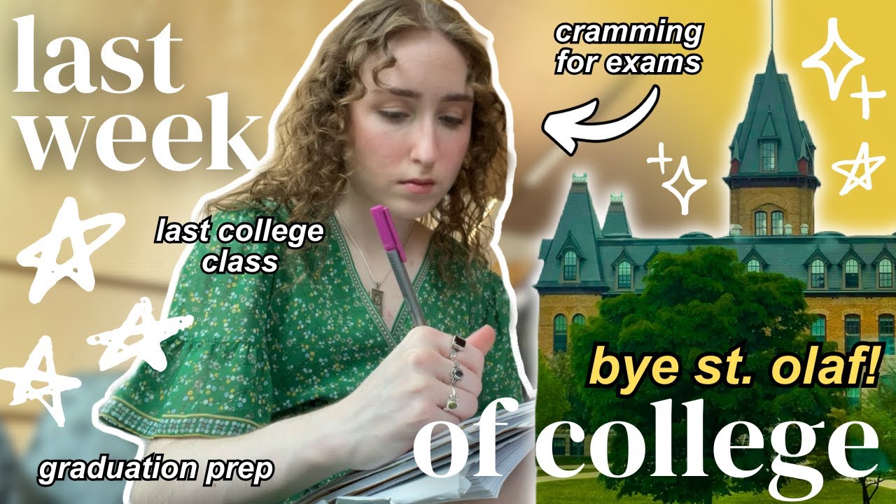 LAST WEEK OF COLLEGE VLOG 🎓 (exams, campus traditions, grad prep, + more) | st. olaf college