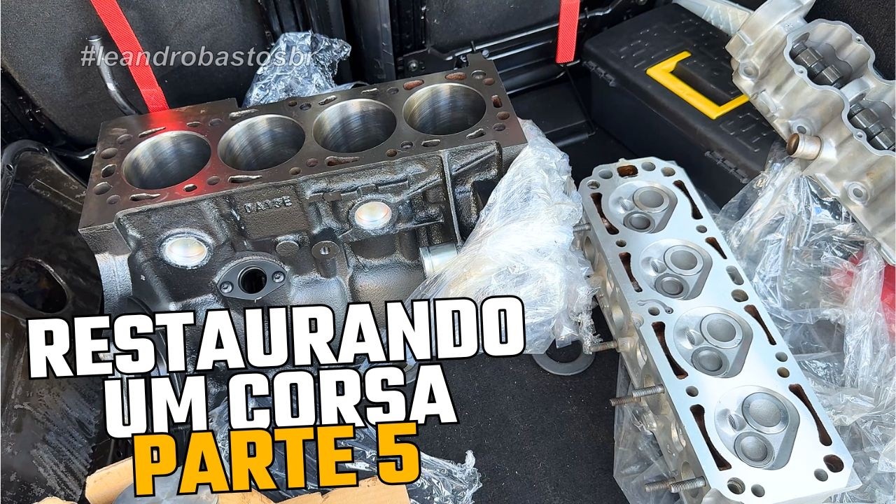 #5 - Restaurando Corsa 1.4 2010 - Retífica do Motor e Cabeçote