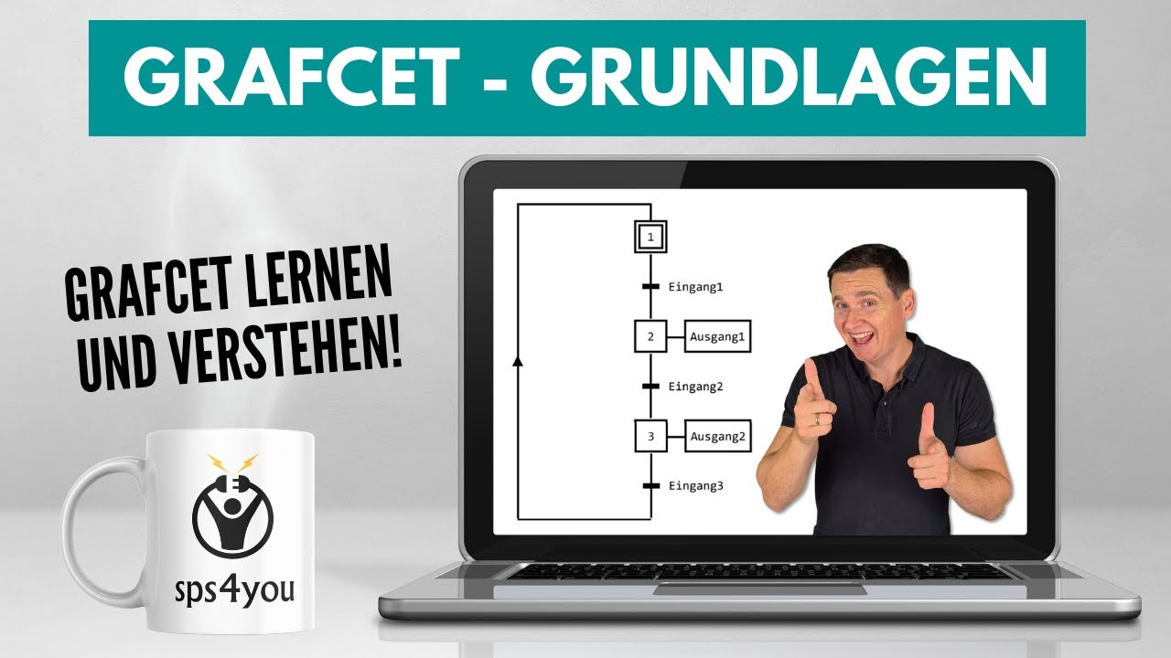 GRAFCET Grundlagen - einfach erklärt - SPS Aufbaukurs (Kapitel 11.1)