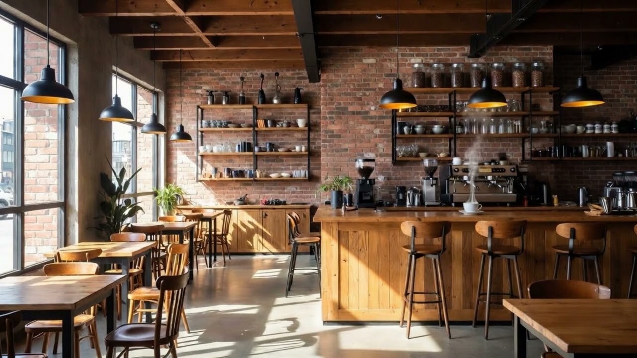 Quiet Coffee Shop Ambience ☕ Soft Jazz Piano for Study & Deep Focus | 1 Hour