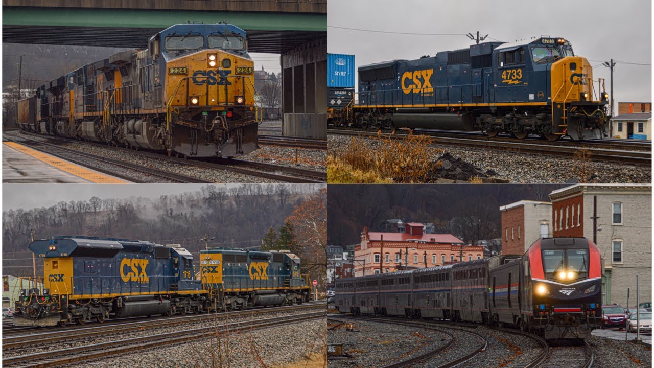 ALC-42 on the Capitol Limited, Flared MAC leads I137, ET23 and more in Cumberland, Md (12/27/23)