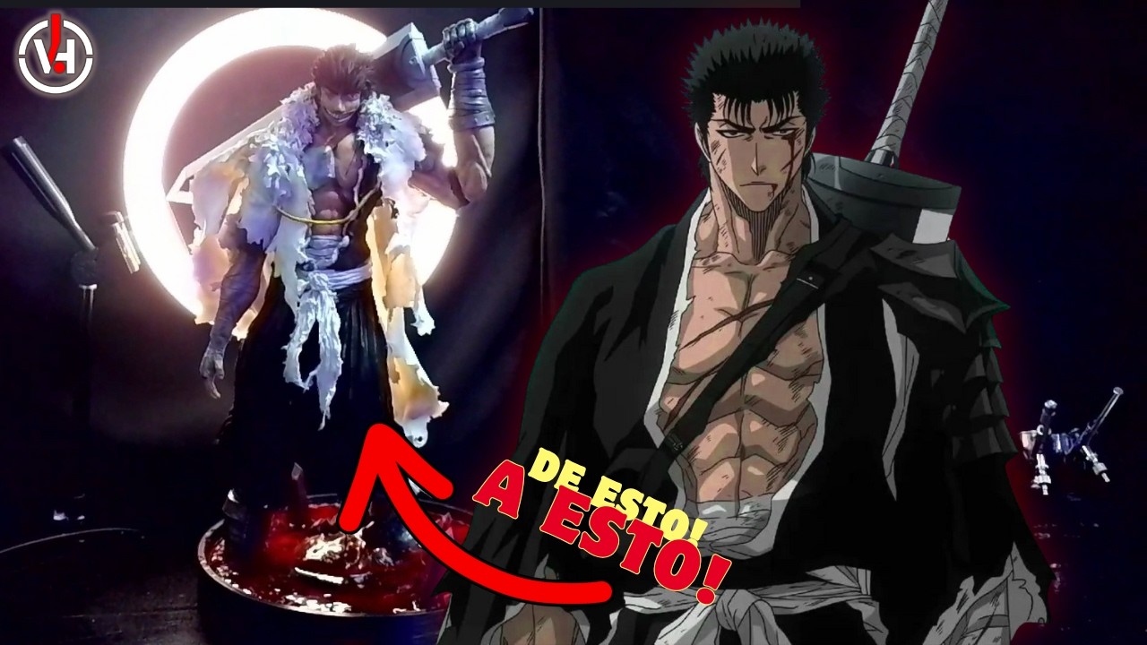 ESCULTURA DE GUTS _ 06/ Berserk x Bleach I 😱 ¿GUTS con BANKAI?