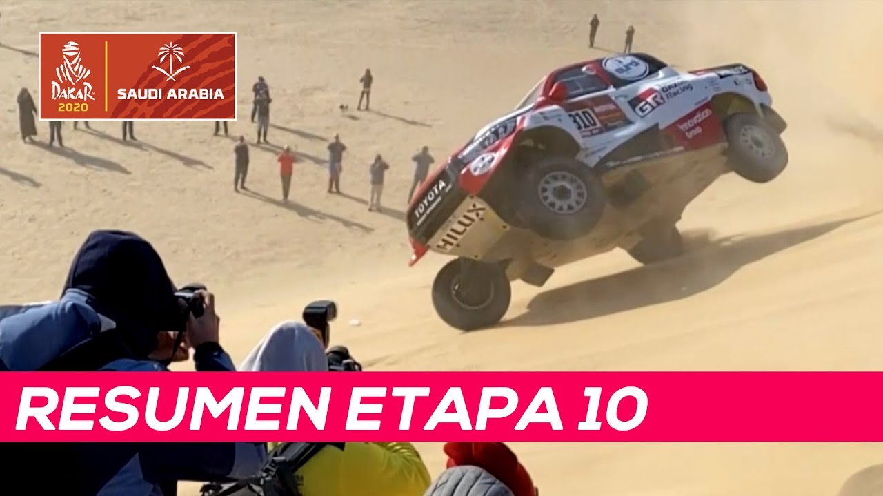 Alonso vuelca, pero sigue en carrera; Sainz, líder con casi 20 minutos | Resumen Etapa 10 Dakar 2020