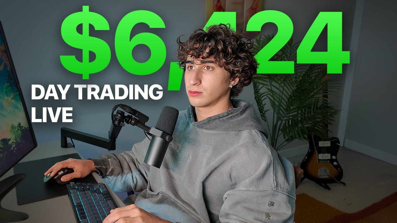 How I Made $6,424 Day Trading In 2 MINUTES