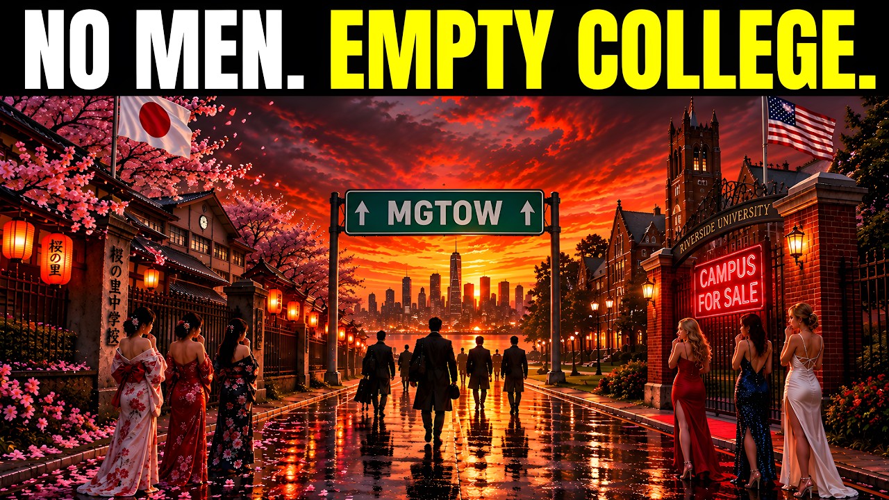 The Male Exodus Already Hit Japan &mdash; It CLOSED 450 Schools a Year. America&rsquo;s Universities Are Next