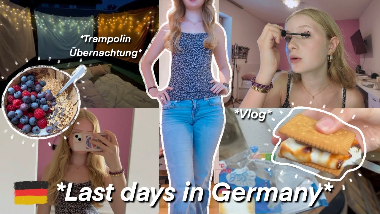 LAST DAYS IN GERMANY | Letztes Video vor Auslandsjahr ⭐️