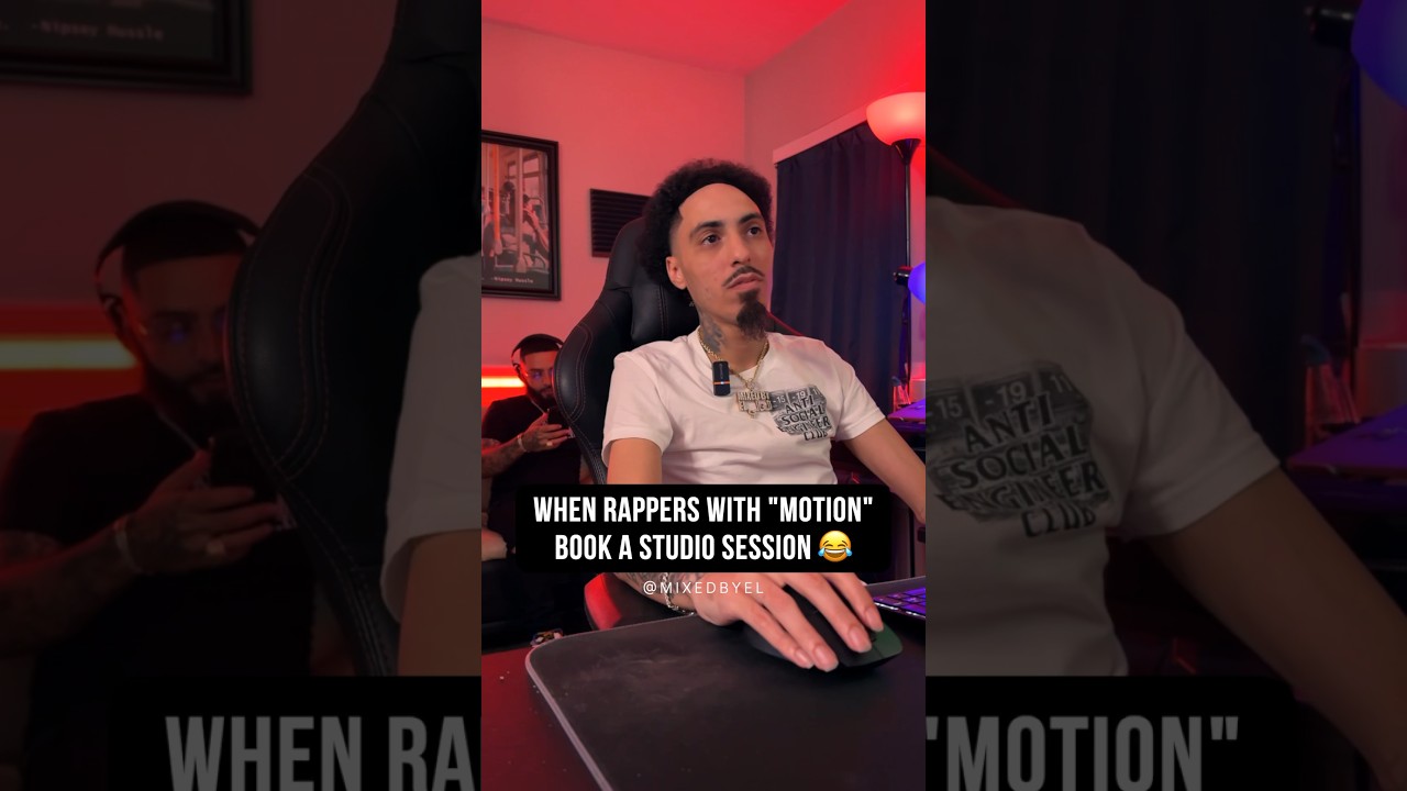 Когда рэперы с движением записываются в студию