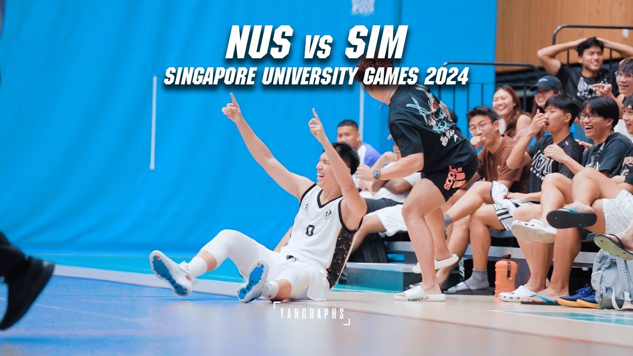 CRAZY HALF COURT BUZZER BEATER BY YUHUI 😱 | SUNIG 2024 NUS vs SIM FULL HIGHLIGHTS