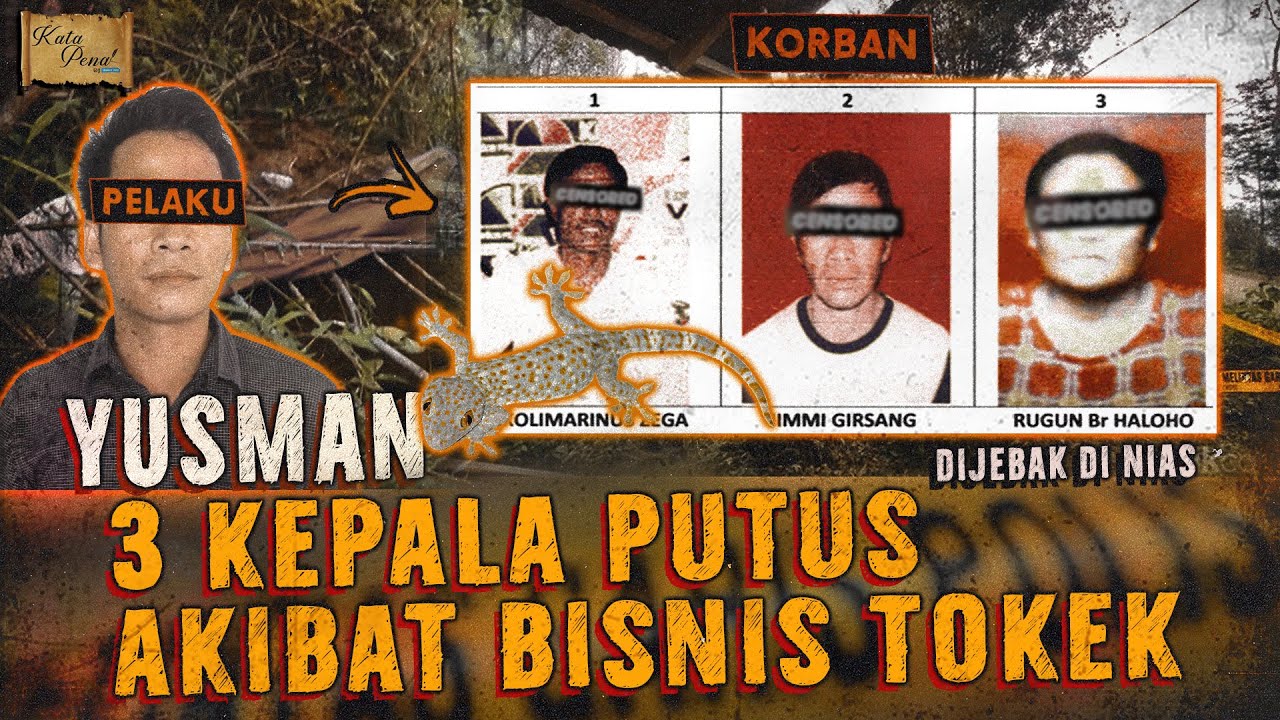 JUAL TOKEK KE NIAS BERAKHIR DI BUN*H DAN 3 KEPAL4 DIPOTONG