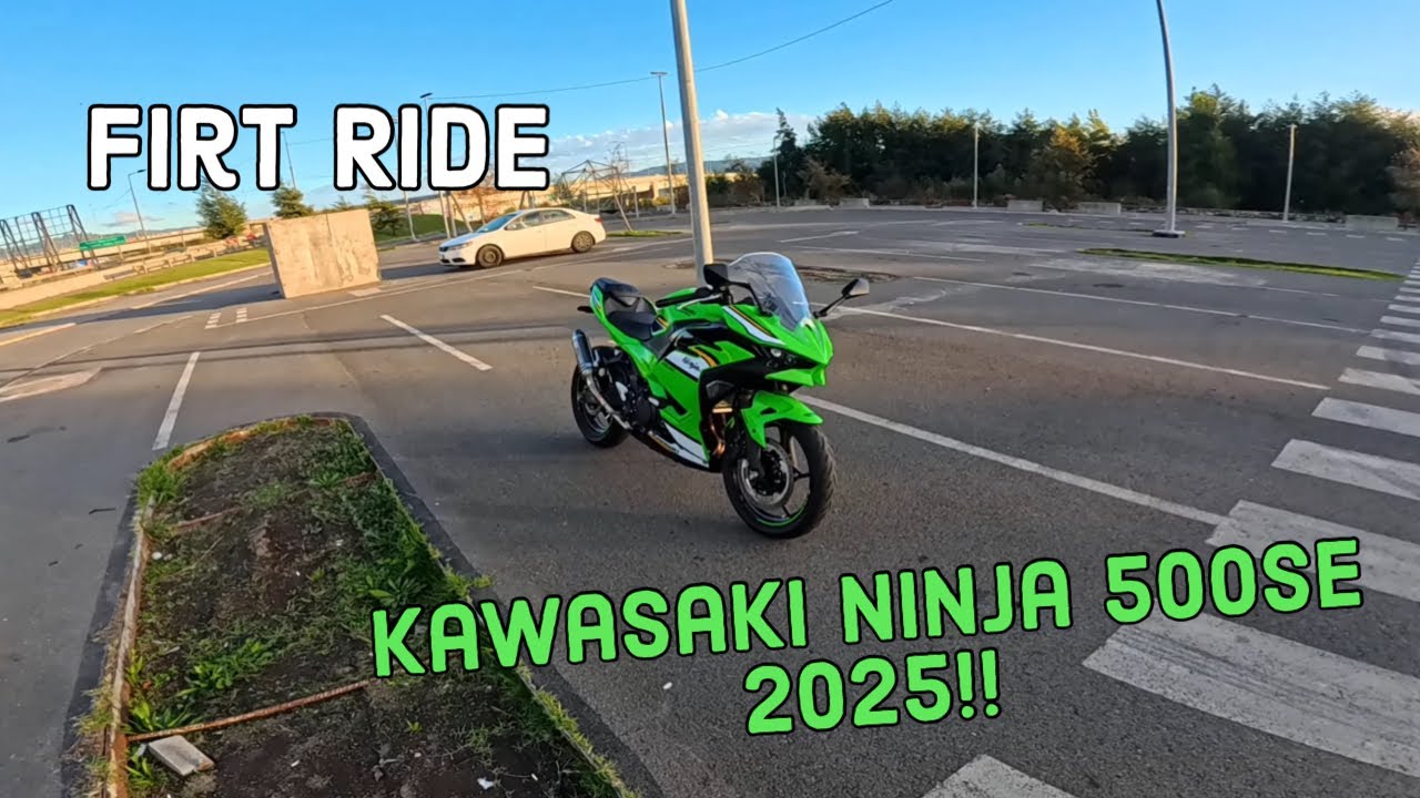 Vuelta por la ciudad con la KAWASAKI NINJA 500 SE 2025