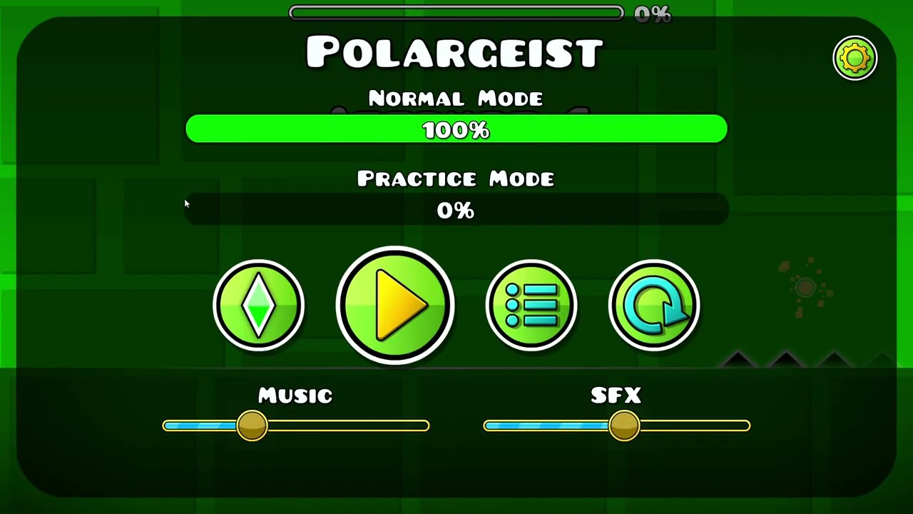 Beating the first 4 levels of GD (I already beat them but this is a new account)