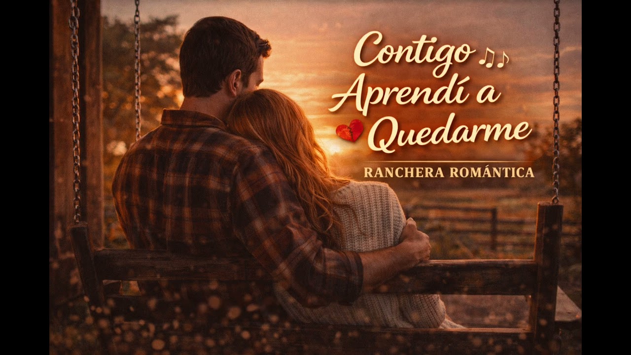 Contigo Aprendí a Quedarme | Ranchera Romántica de Amor Verdadero