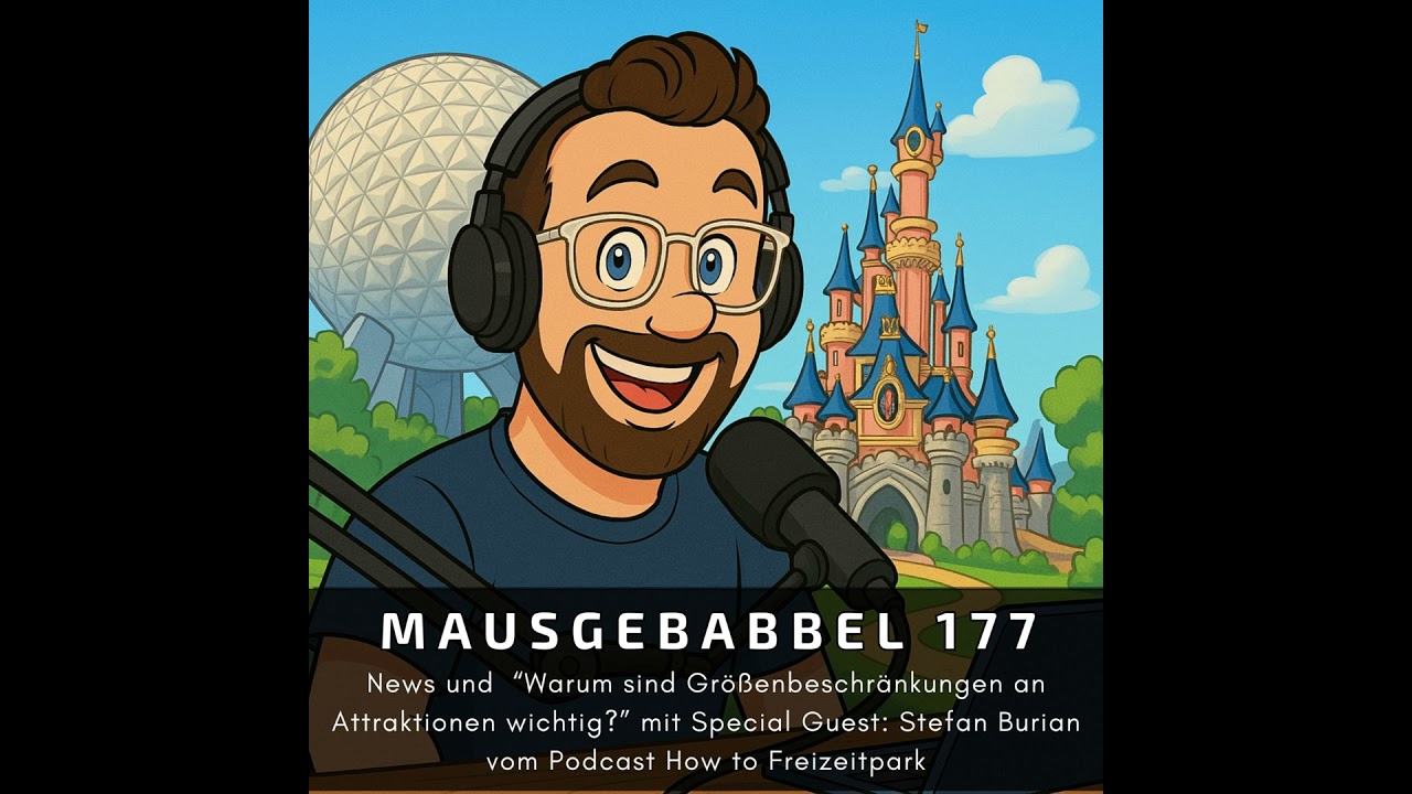 Mausgebabbel 177 - Park News und Größenbeschränkungen mit meinem Gast Stefan Burian