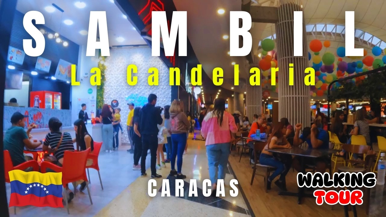 🇻🇪 ВОТ КАК СЕГОДНЯ ВЫГЛЯДИТ САМБИЛЬ ЛА КАНДЕЛАРИЯ! | Пешеходная экскурсия по Каракасу Венесуэла | 4К