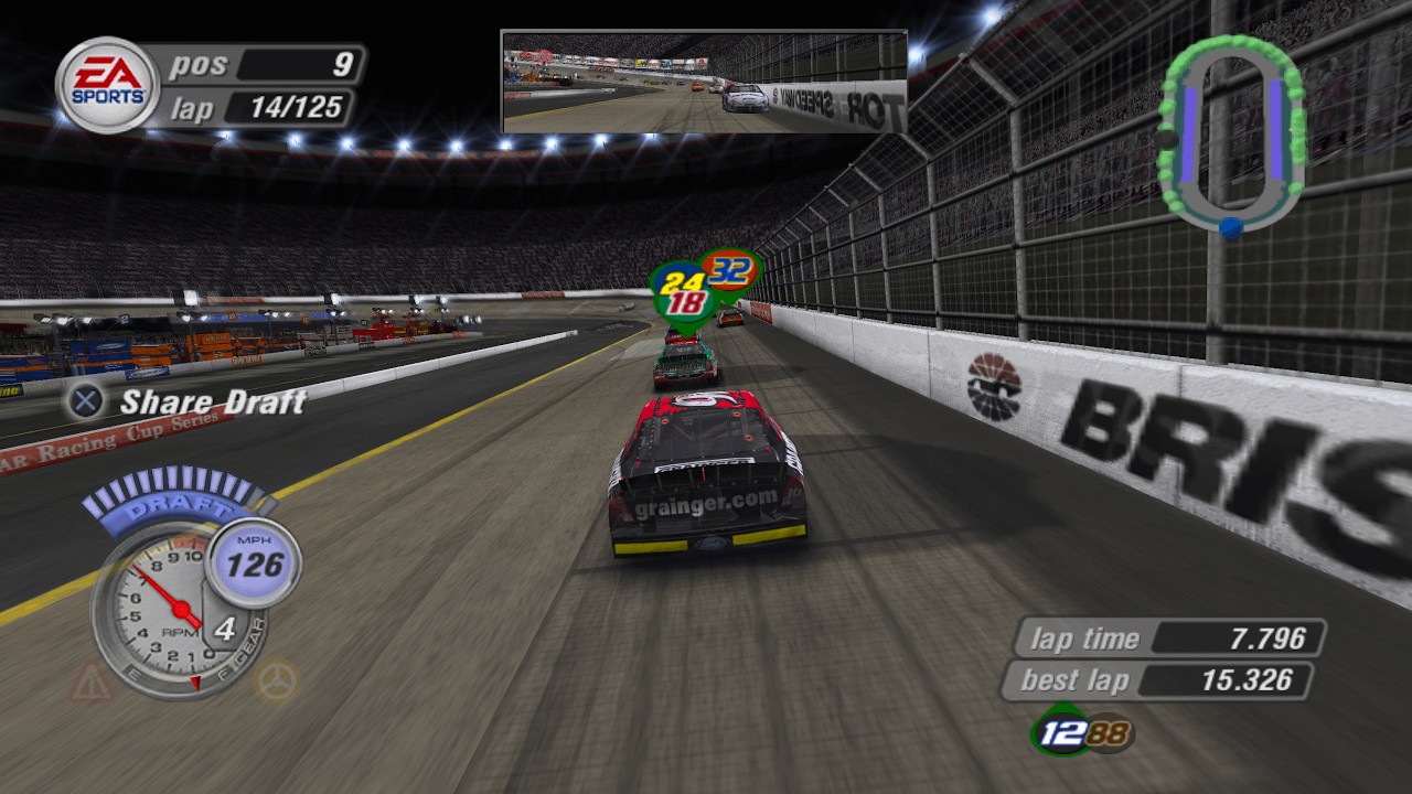 Good Racing until a Ghost Caution Comes Out? | NASCAR Thunder 2004 | Greg Biffle