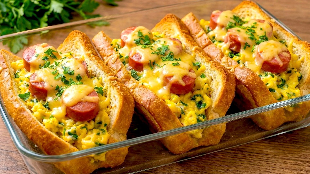 4 einfache Sandwiches zum Frühstück, die Sie noch nie probiert haben. Einfaches Frühstück