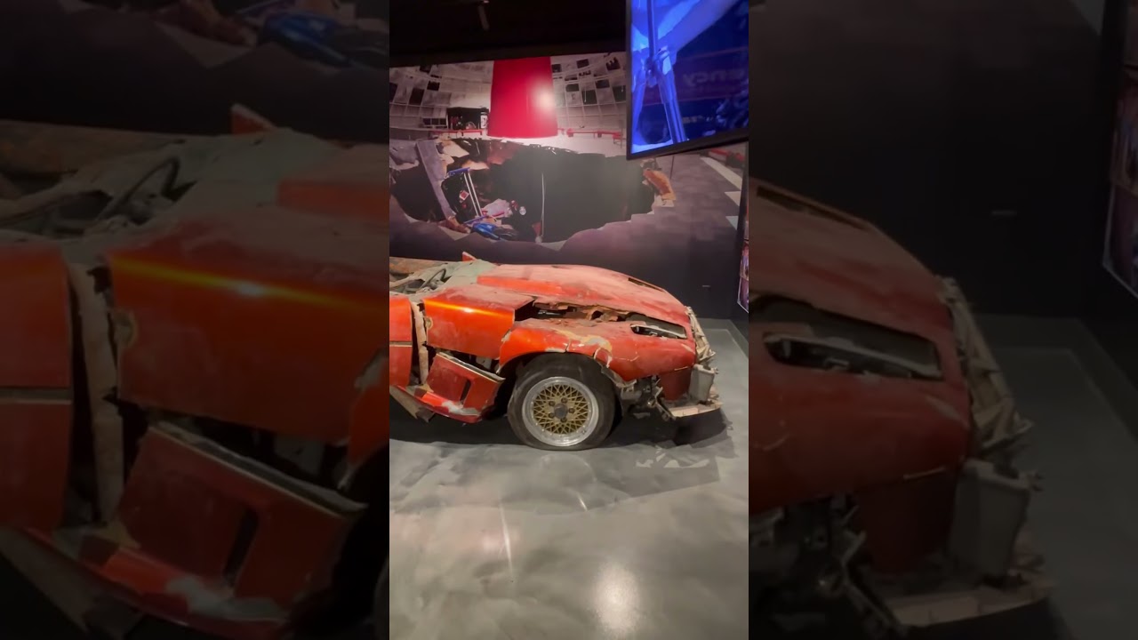 I got to go to the national corvette museum in Kentucky!!! 