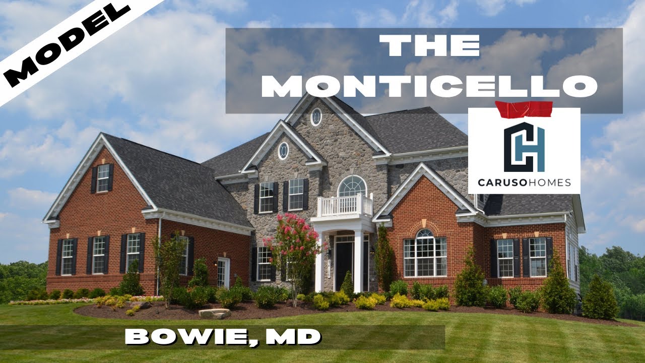 Monticello by Caruso Homes in Bowie, Maryland | New Construction Model Home Tour (S1:E11)