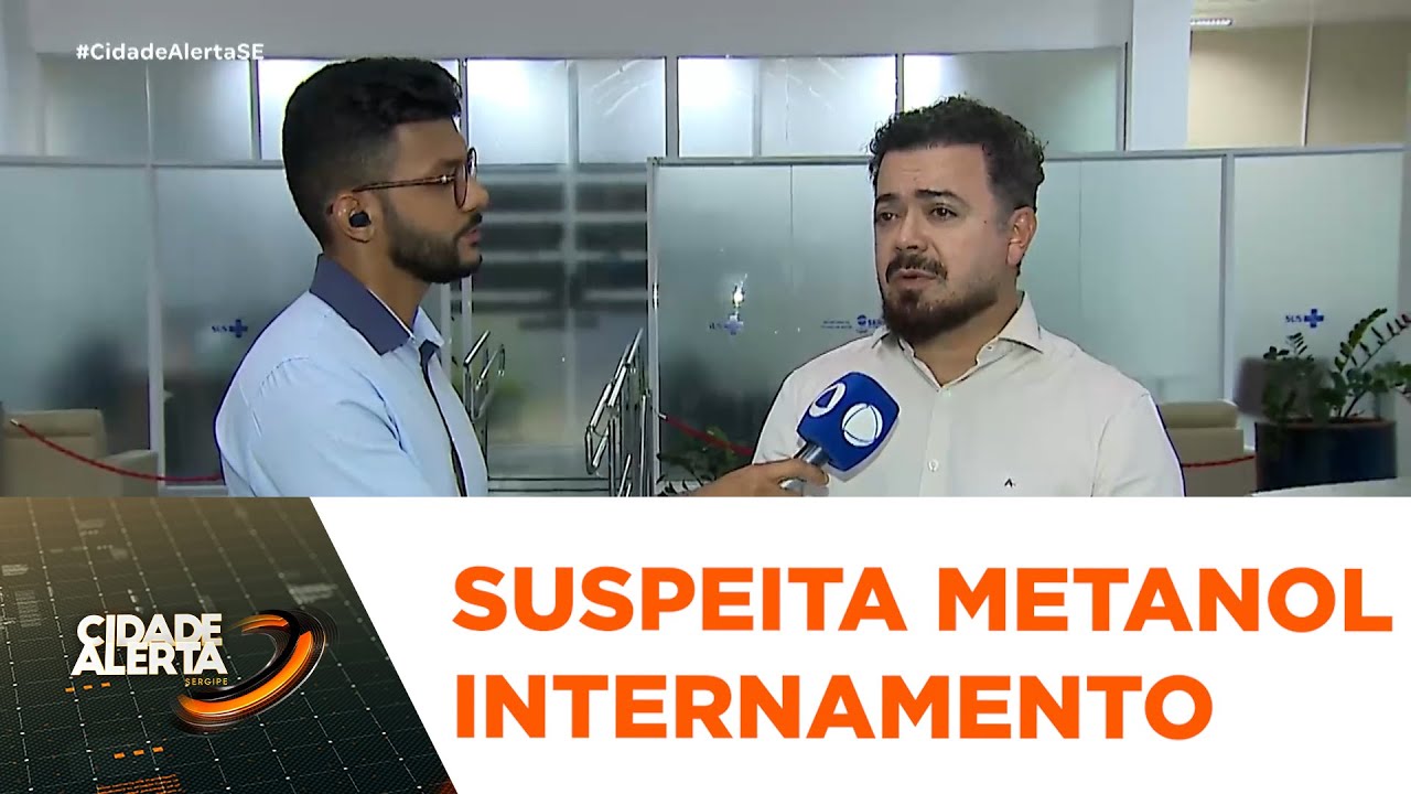 Homem com suspeita de intoxicação por metanol está internado no Huse - CA