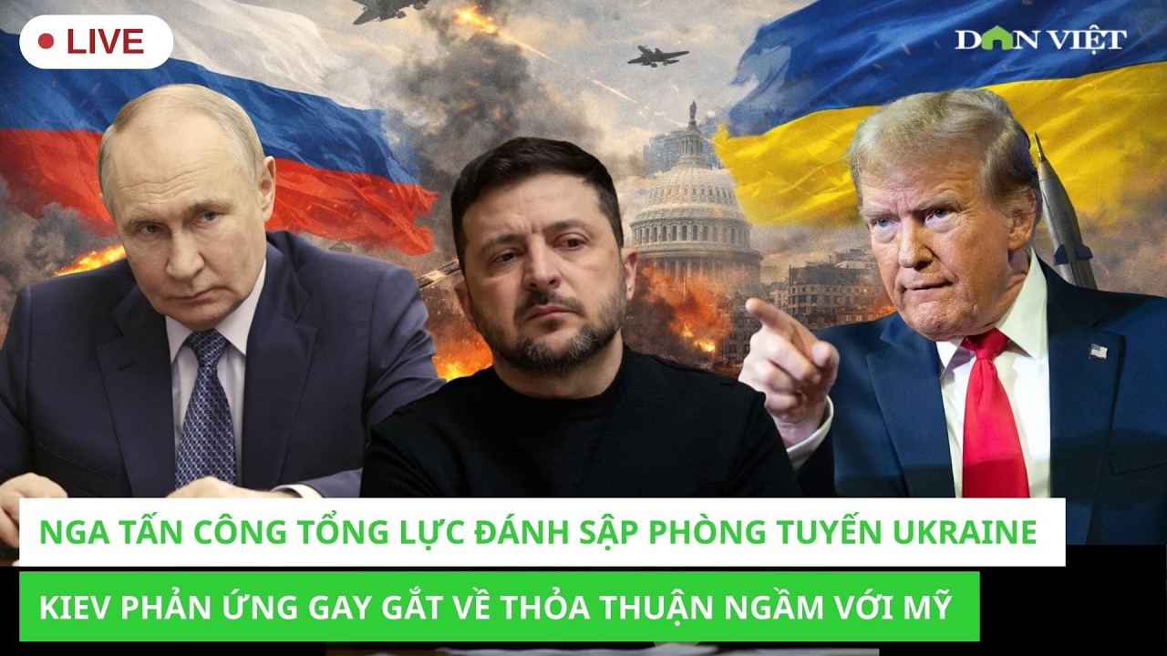 Thời Sự Quốc Tế Ngày 9/2: Nga tấn công tổng lực đánh sập phòng tuyến Ukraine