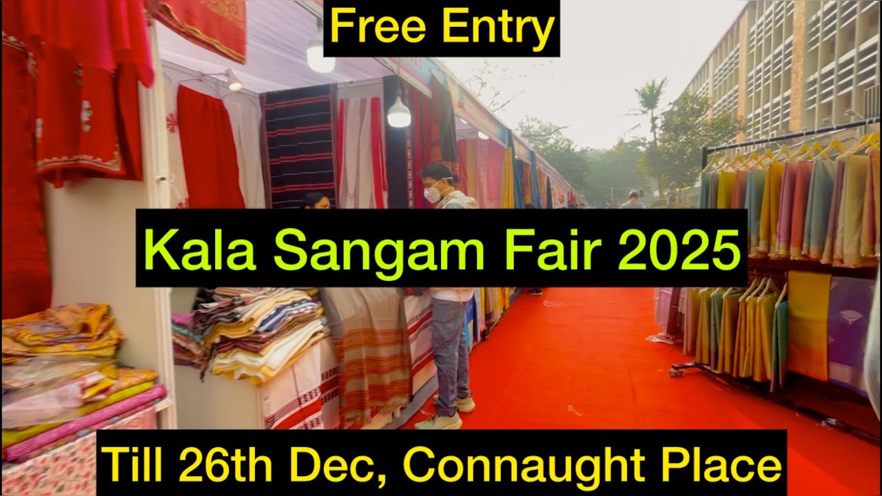 Kala Sangam Fair | Connaught Place | Handloom Products | Kala Sangam Fair 2025 | Delhi Fair 