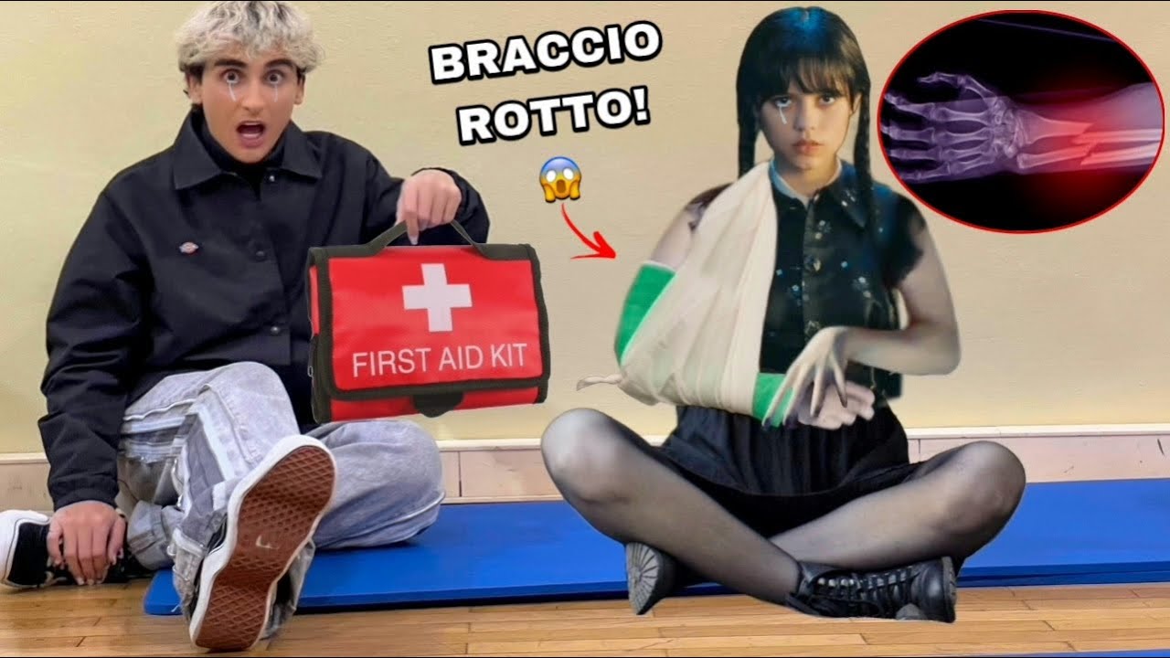 MERCOLEDÌ SI È ROTTA IL BRACCIO! METTIAMO IL GESSO…😰 *va in ospedale*
