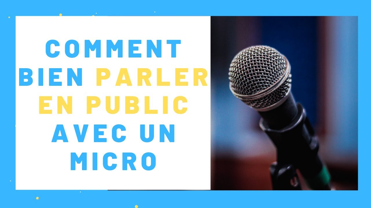Comment Bien Parler en Public avec un Micro