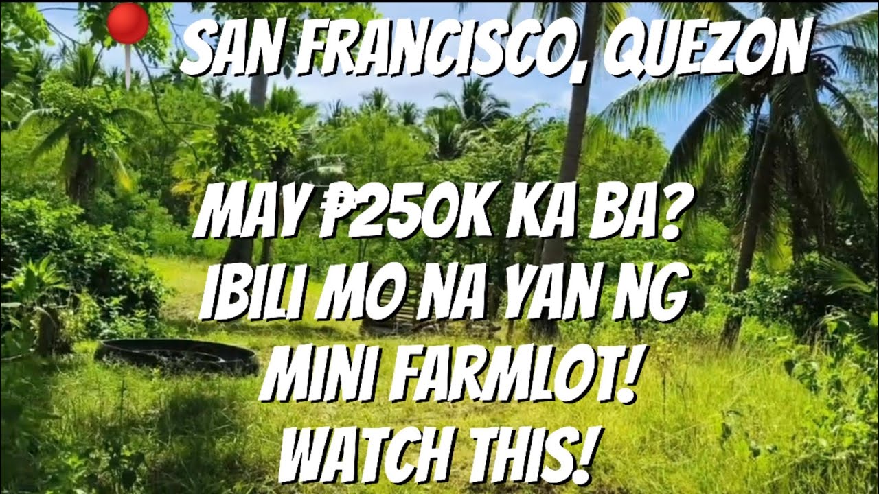 VLOG 149: 📍SAN FRANCISCO,QUEZON/5,772SQM/ MAY SOURCE OF WATER/ 100METERS RIGHT OF WAY