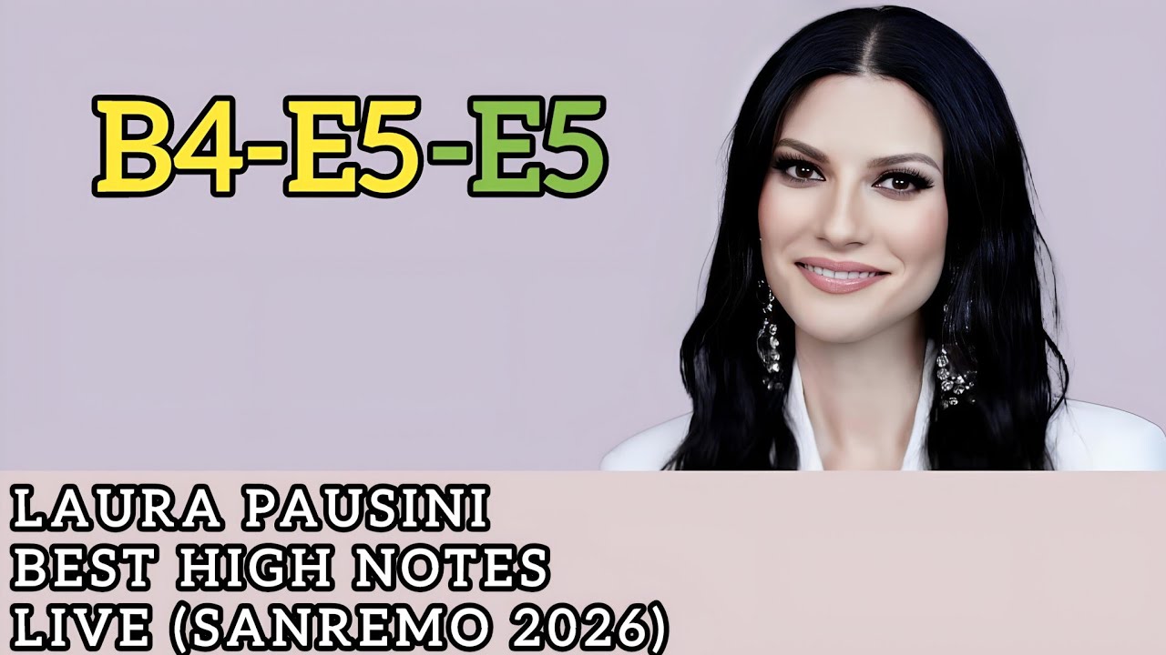 Laura Pausini - Best High Notes - Live (S.Remo 2026)