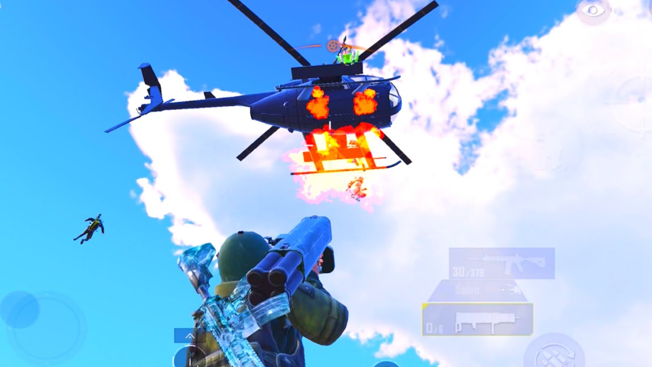 M202 + AMR VS HELICOPTER SQUAD FIGHT - PAYLOAD 3.0 PUBG Mobile