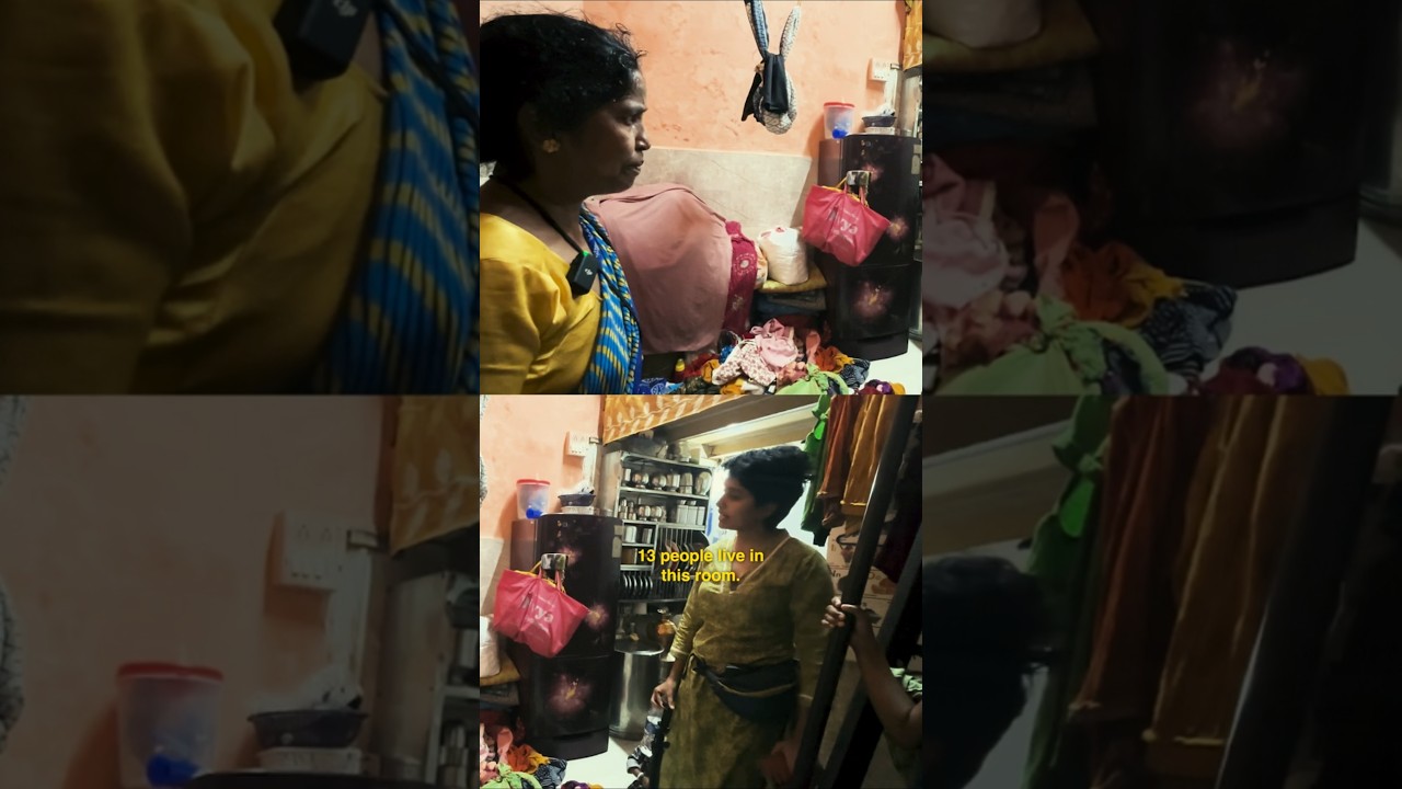 Inside a room in Dharavi 😶