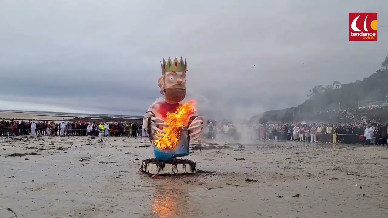 Cavalcade, roi brûlé et confettis : revivez le dernier du carnaval de Granville !