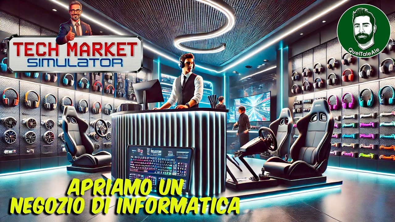 APRIAMO UN NEGOZIO TECH - Tech Market Simulator - Gameplay ITA