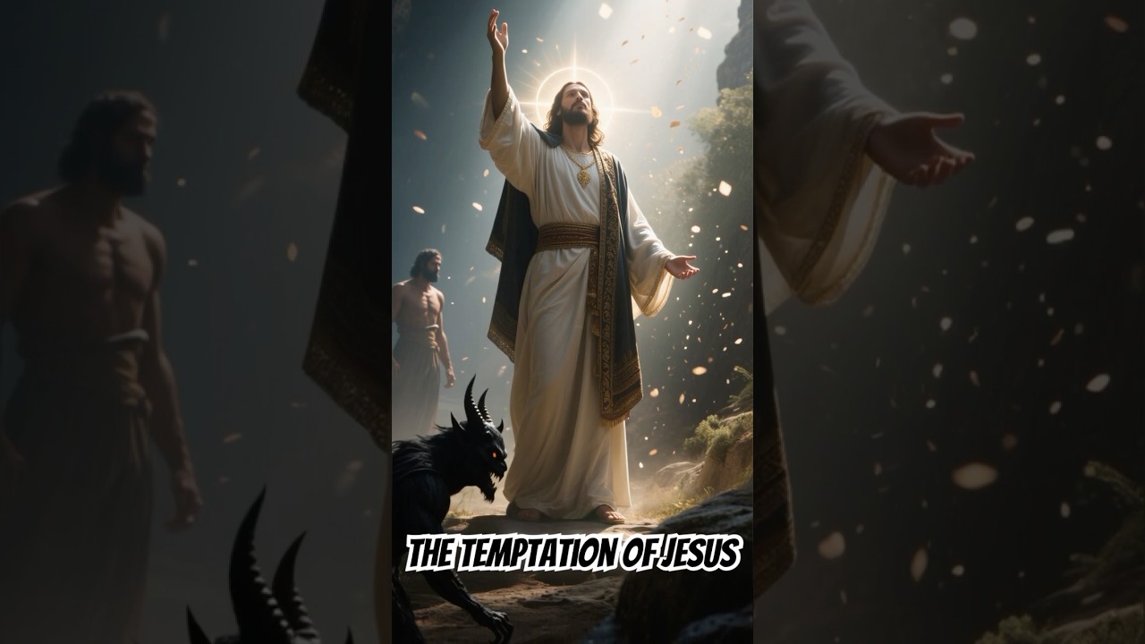 Jesus Faced the Devil Alone 😈🌵 | The Temptation in 60 Seconds 